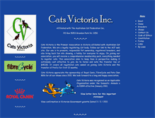 Tablet Screenshot of catsvictoriainc.com.au